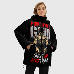 Куртка зимняя женская Powerful Gym, цвет: 3D-светло-серый — фото 2
