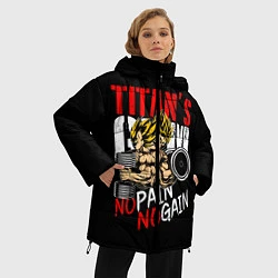 Куртка зимняя женская Titans Gym, цвет: 3D-светло-серый — фото 2