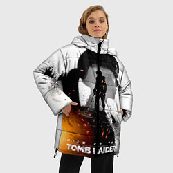 Куртка зимняя женская Rise of the Tomb Raider 1, цвет: 3D-красный — фото 2