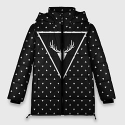 Куртка зимняя женская Hipster Wonderland, цвет: 3D-черный