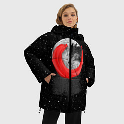 Куртка зимняя женская Красная шапочка, цвет: 3D-светло-серый — фото 2