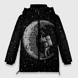 Куртка зимняя женская Лунный шахтер, цвет: 3D-светло-серый