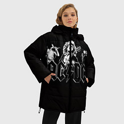 Куртка зимняя женская AC/DC: Mono, цвет: 3D-черный — фото 2