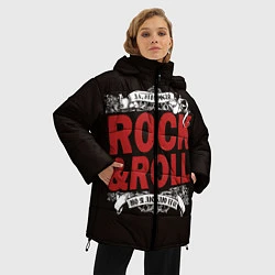 Куртка зимняя женская Rock & Roll, цвет: 3D-красный — фото 2