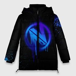 Куртка зимняя женская EnVyUs: Black collection, цвет: 3D-светло-серый