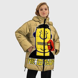 Куртка зимняя женская Не флуди!, цвет: 3D-черный — фото 2