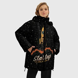 Куртка зимняя женская Startup Space, цвет: 3D-черный — фото 2