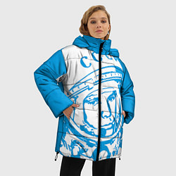 Куртка зимняя женская Гагарин: CCCP, цвет: 3D-черный — фото 2