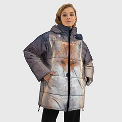 Куртка зимняя женская Лисьи глазки, цвет: 3D-светло-серый — фото 2