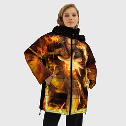Куртка зимняя женская Witcher gwent 3, цвет: 3D-красный — фото 2