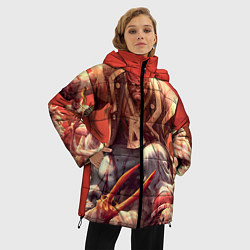 Куртка зимняя женская Dead island 5, цвет: 3D-черный — фото 2