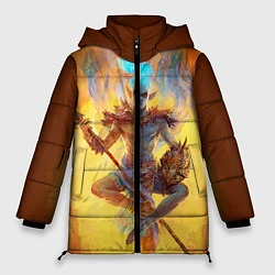 Куртка зимняя женская Вивек, цвет: 3D-черный