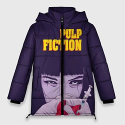 Куртка зимняя женская Pulp Fiction: Dope Heart, цвет: 3D-черный
