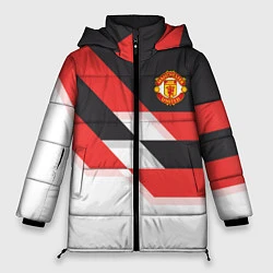 Куртка зимняя женская Manchester United: Stipe, цвет: 3D-черный