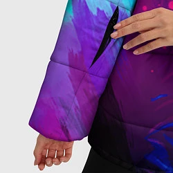 Куртка зимняя женская Chester Bennington: Colors, цвет: 3D-черный — фото 2
