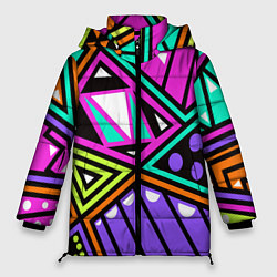Куртка зимняя женская Geometry, цвет: 3D-черный