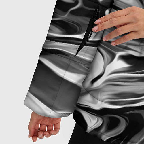 Женская зимняя куртка Серые краски / 3D-Светло-серый – фото 5