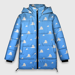 Куртка зимняя женская Летние облака, цвет: 3D-черный