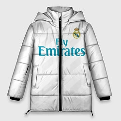 Куртка зимняя женская Real Madrid, цвет: 3D-черный