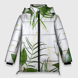 Куртка зимняя женская Растительность, цвет: 3D-черный