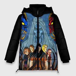 Куртка зимняя женская Dethklok: Heroes, цвет: 3D-красный