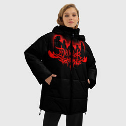Куртка зимняя женская Dethklok, цвет: 3D-красный — фото 2