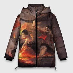 Куртка зимняя женская Ван-Пис, цвет: 3D-черный
