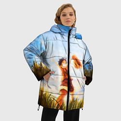 Куртка зимняя женская Ван-Пис, цвет: 3D-черный — фото 2
