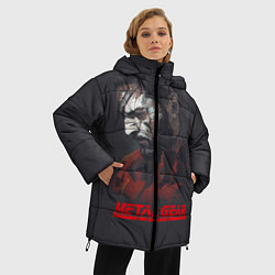 Куртка зимняя женская Metal Gear Solid, цвет: 3D-черный — фото 2