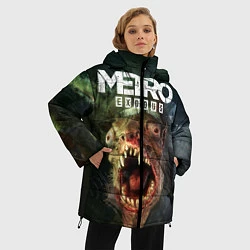 Куртка зимняя женская Metro Exodus, цвет: 3D-черный — фото 2