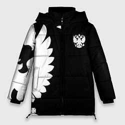 Куртка зимняя женская Russia - Black collection, цвет: 3D-красный