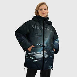 Куртка зимняя женская Stellaris, цвет: 3D-красный — фото 2