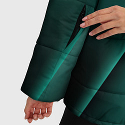 Куртка зимняя женская Emerald lines, цвет: 3D-черный — фото 2
