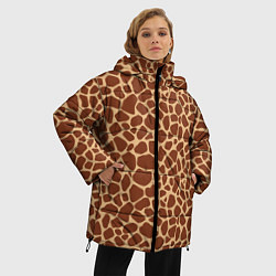 Куртка зимняя женская Жираф, цвет: 3D-черный — фото 2