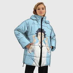 Куртка зимняя женская Форма голоса Koe no katachi, цвет: 3D-черный — фото 2