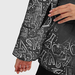 Куртка зимняя женская С днём учителя!, цвет: 3D-черный — фото 2