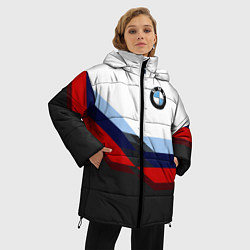 Куртка зимняя женская BMW M SPORT, цвет: 3D-красный — фото 2