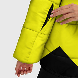 Куртка зимняя женская FC Borussia Dortmund: Star, цвет: 3D-черный — фото 2