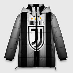 Куртка зимняя женская Juventus FC: New logo, цвет: 3D-черный