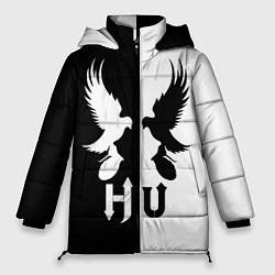 Куртка зимняя женская HU: Black & White, цвет: 3D-черный