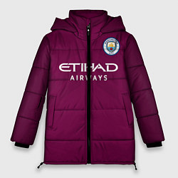 Куртка зимняя женская Man City FC: Away 17/18, цвет: 3D-черный