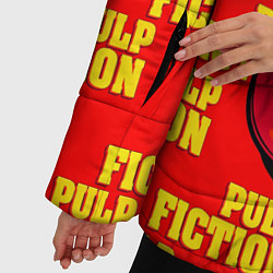 Куртка зимняя женская Pulp Fiction: Boxing glove, цвет: 3D-черный — фото 2