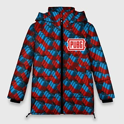 Куртка зимняя женская PUBG: Weapon Boxes, цвет: 3D-черный