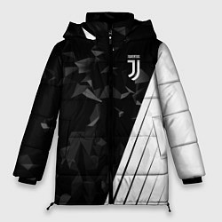 Куртка зимняя женская FC Juventus: Abstract, цвет: 3D-красный