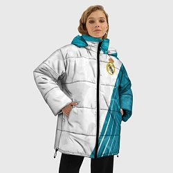 Куртка зимняя женская FC Real Madrid: Abstract, цвет: 3D-красный — фото 2