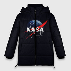 Куртка зимняя женская NASA: Black Space, цвет: 3D-красный