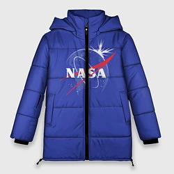 Куртка зимняя женская NASA: Blue Space, цвет: 3D-черный