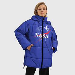Куртка зимняя женская NASA: Blue Space, цвет: 3D-черный — фото 2
