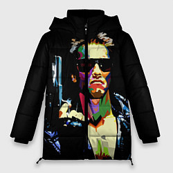 Куртка зимняя женская Terminator Art, цвет: 3D-красный