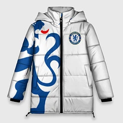 Куртка зимняя женская FC Chelsea: White Lion, цвет: 3D-черный